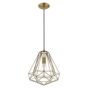 LIVEX LIGHTING 41324-01 Geometric Shade Mini Pendant Quebec City