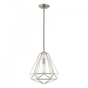 LIVEX LIGHTING 41324-91 Geometric Shade Mini Pendant Edmonton