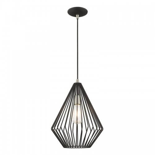 LIVEX LIGHTING 41325-04 Geometric Shade Mini Pendant Halifax