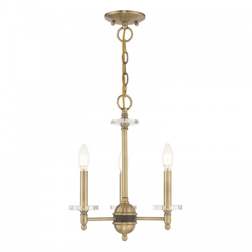 LIVEX LIGHTING 42703-01 Bancroft Mini Chandelier Fredericton
