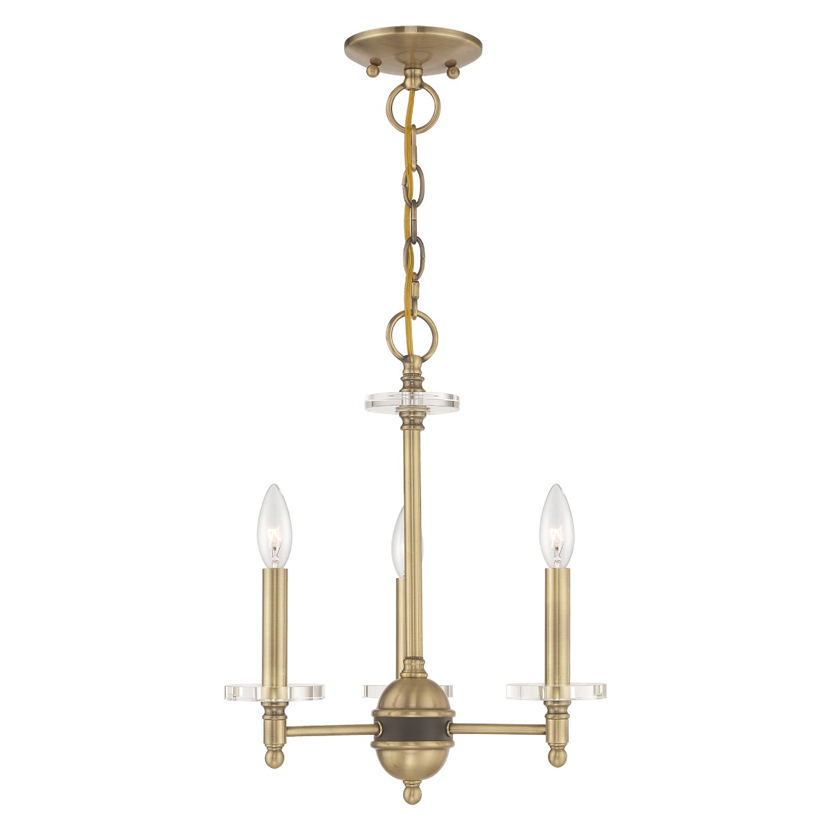 LIVEX LIGHTING 42703-01 Bancroft Mini Chandelier Fredericton