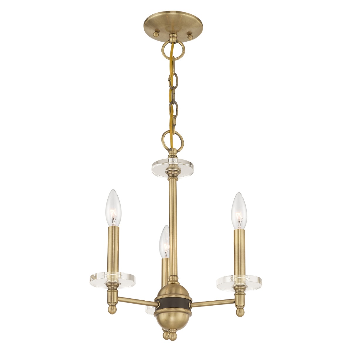 LIVEX LIGHTING 42703-01 Bancroft Mini Chandelier Fredericton