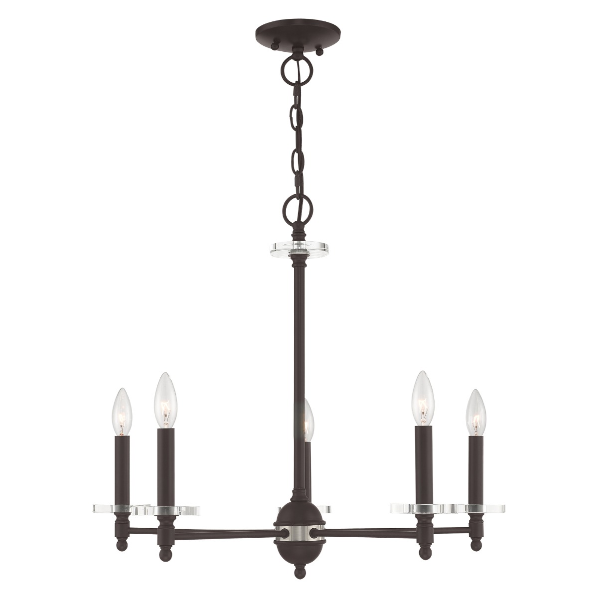 LIVEX LIGHTING 42705-07 Bancroft Chandelier Montreal