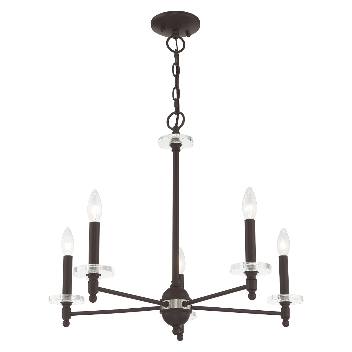 LIVEX LIGHTING 42705-07 Bancroft Chandelier Montreal
