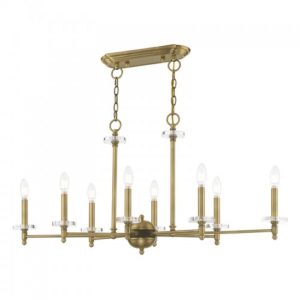 LIVEX LIGHTING 42708-01 Bancroft Linear Chandelier Winnipeg