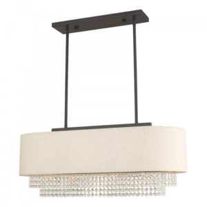 LIVEX LIGHTING 51123-92 Carlisle Linear Chandelier Montreal