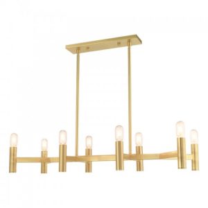 LIVEX LIGHTING 51138-12 Copenhagen Linear Chandelier Toronto