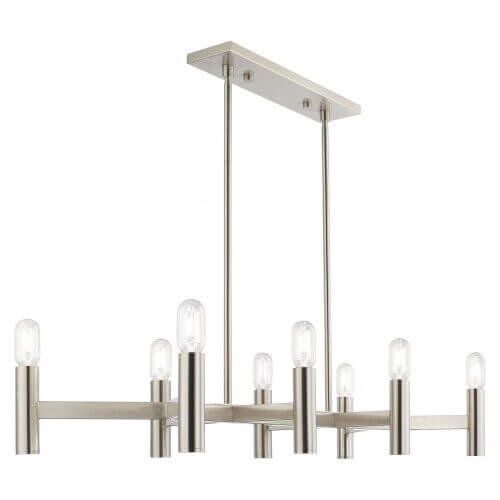LIVEX LIGHTING 51138-91 Copenhagen Linear Chandelier Fredericton