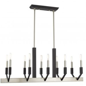 LIVEX LIGHTING 51168-91 Beckett Linear Chandelier Mississagua
