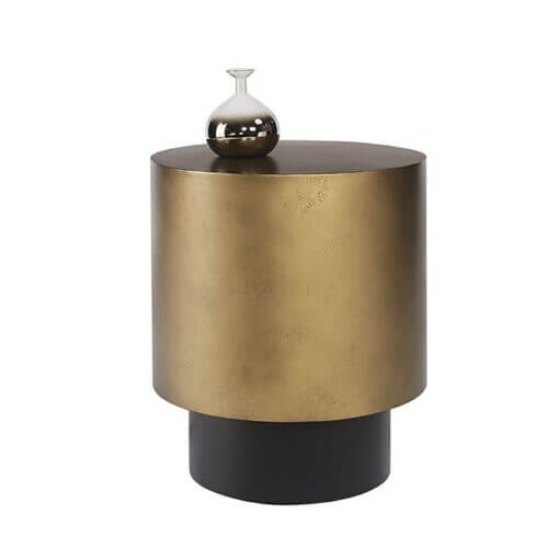 SUNPAN BERNABY END TABLE - ANTIQUE BRASS 106006 perth