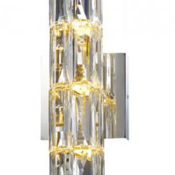 BETHEL mbc11031-310 CRYSTAL COVERED CYLINDER WALL SCONCE Mississauga