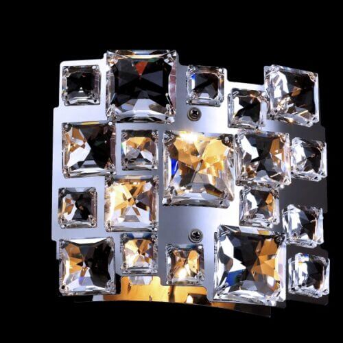 BETHEL ZA20 CLEAR CRYSTAL COVERED WALL SCONCE Fredericton