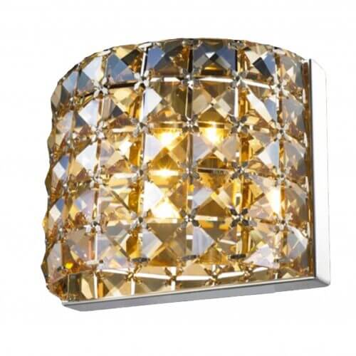 BETHEL gl75 CHAMPAGNE CRYSTAL WALL SCONCE Calgary