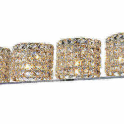 BETHEL GL177 FOUR LIGHT CLEAR CRYSTAL COVERED WALL SCONCE Vancouver