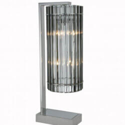 BETHEL lx50tclr CHROME CRYSTAL RODS TABLE LAMP Vancouver