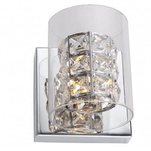 BETHEL ZP49 CLEAR CRYSTAL WALL SCONCE Calgary