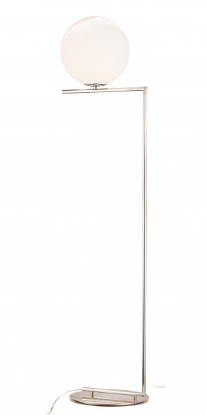 BETHEL 3553du71sn WHITE GLASS BALL FLOOR LAMP Toronto