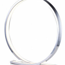 BETHEL mv12 CHROME ROUND LED STRIP TABLE LAMP Calgary