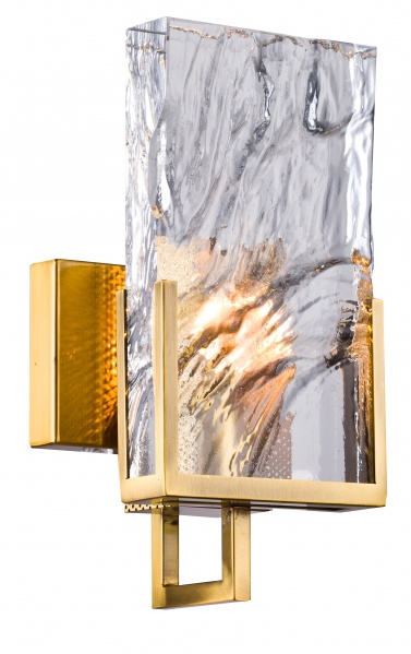 BETHEL MU48 GOLD STAINLESS STEEL FRAME WALL SCONCE Winnipeg