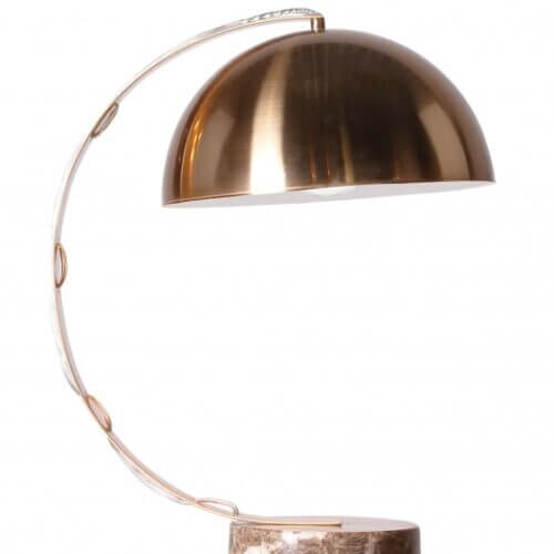 BETHEL mtl04pq-gd GOLD AND MARBLE BASE TABLE LAMP Toronto