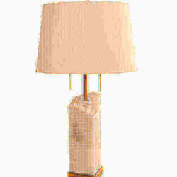 BETHEL mtl09pq-gd CRACKED MARBLE BASE TABLE LAMP Halifax