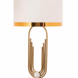 BETHEL mtl12pq-gd GOLD FRAME TABLE LAMP Fredericton