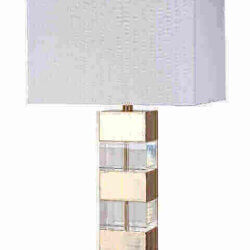 BETHEL jtl07kt-bn CLEAR CRYSTAL TABLE LAMP Halifax