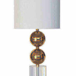 BETHEL jtl24gh-gp GOLD METAL TABLE LAMP Edmonton