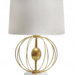 BETHEL jtl43rc-gl MARBLE BASE GOLD FRAME TABLE LAMP Toronto