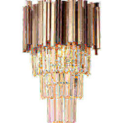 BETHEL mu24 SHINY NICKEL ROD FRAME WALL SCONCE Quebec City