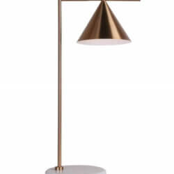 BETHEL mtl21pq-gd WHITE MARBLE BASE TABLE LAMP Quebec City