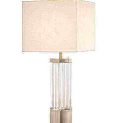BETHEL jtl132nb-pn CLEAR CRYSTAL TABLE LAMP Calgary