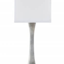 BETHEL mtl43pq-sl SILVER FOILED FRAMED TABLE LAMP Mississauga