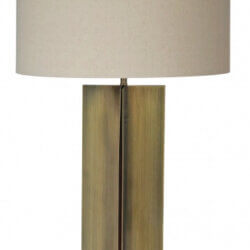 BETHEL jtl54gv-ab ANTIQUE BRASS METAL FRAME TABLE LAMP Winnipeg