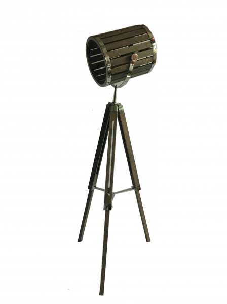 BETHEL jfl139ky-dw WOOD TRIPOD LEG FLOOR LAMP Halifax