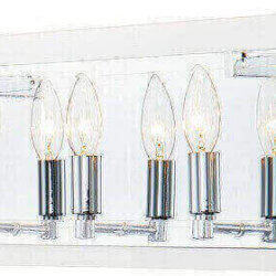 BETHEL td17c ACRYLIC RECTANGULAR FRAMED WALL SCONCE Vancouver
