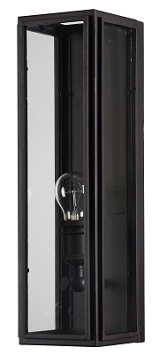 BETHEL DU107 BLACK IRON RECTANGULAR FRAME WALL SCONCE Halifax