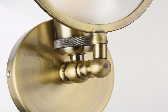 BETHEL DU114BR BRASS IRON FRAME WALL SCONCE Ottawa