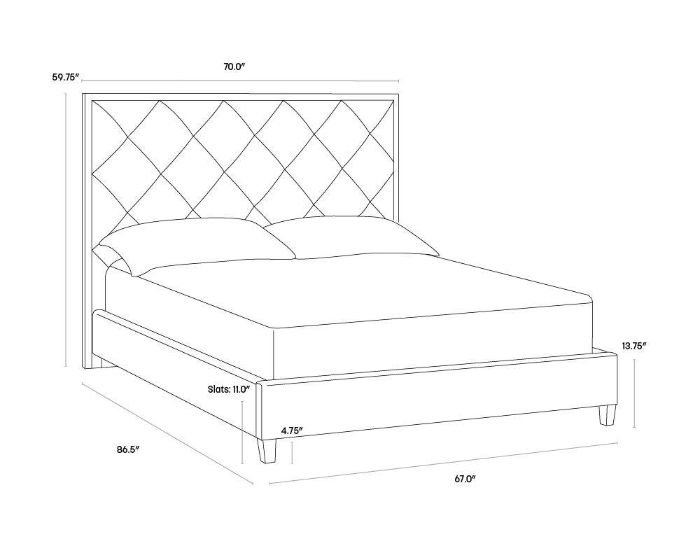 SUNPAN 103186 PATRIA BED QUEEN Mississauga