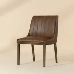 SUNPAN 112217 HALDEN DINING CHAIR COGNAC SET OF TWO ottawa