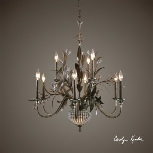 UTTERMOST CRISTAL DE LISBON, 9+2 LT CHANDELIER