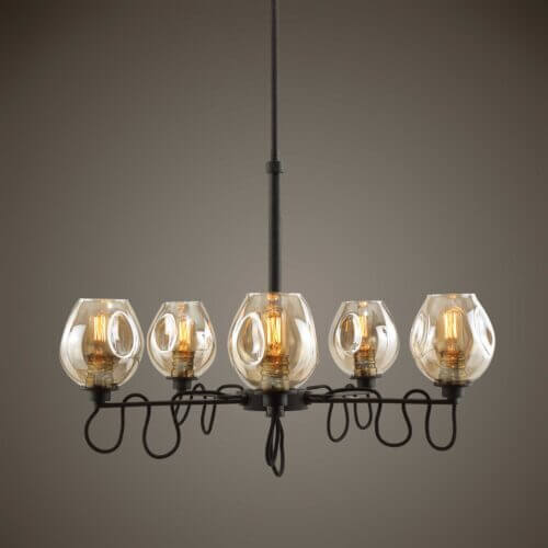 UTTERMOST 21312 FRITZ 5 LT CHANDELIER Halifax