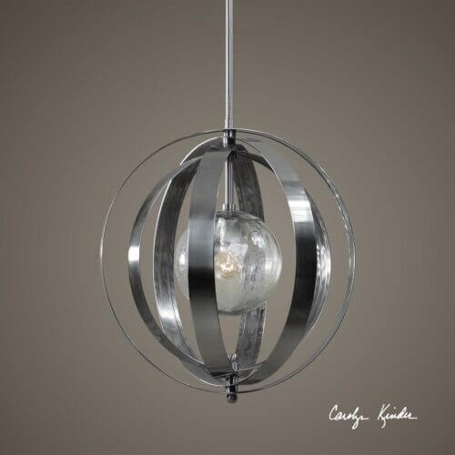 UTTERMOST 21938 TROFARELLO SILVER 1 LT PENDANT Calgary