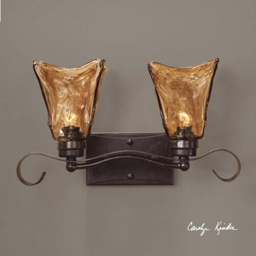UTTERMOST 22800 VETRAIO 2 LT VANITY STRIP Halifax