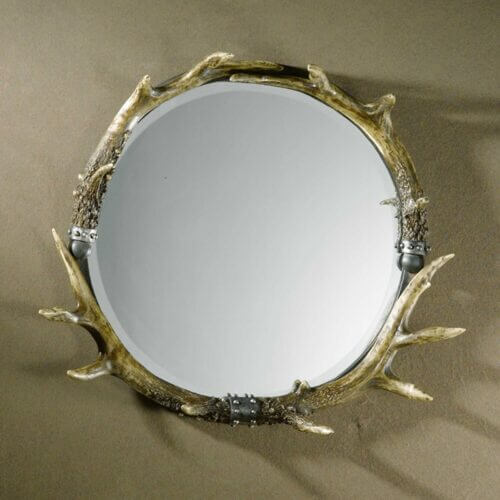UTTERMOST 11556 STAG HORN ROUND MIRROR Calgary