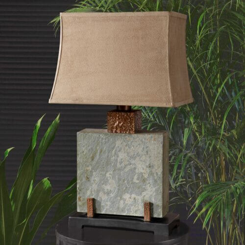 UTTERMOST 26321-1 SLATE SQUARE TABLE LAMP Ottawa