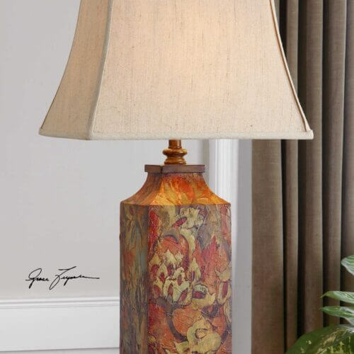 UTTERMOST 27678 COLOURFUL FLOWERS TABLE LAMP Halifax