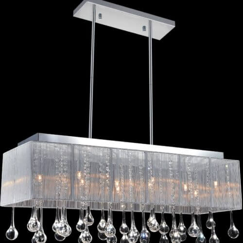 CWI LIGHTING 5005p40c_s-c 14 Light Drum Shade Chandelier Fredericton