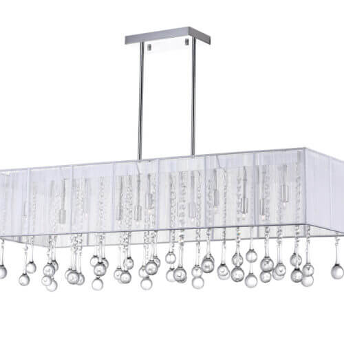 CWI LIGHTING 14 Light Drum Shade Chandelier Winnipeg