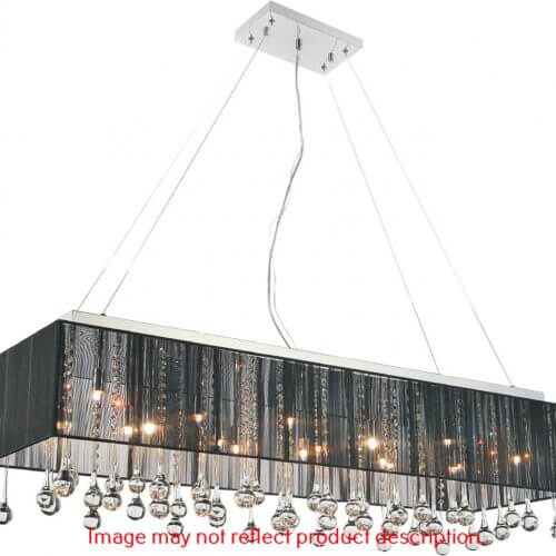 CWI LIGHTING 5005p48c 17 Light Drum Shade Chandelier Halifax